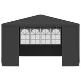 Professional Party Tent with Side Walls 4x4 m Anthracite 90 g/m?