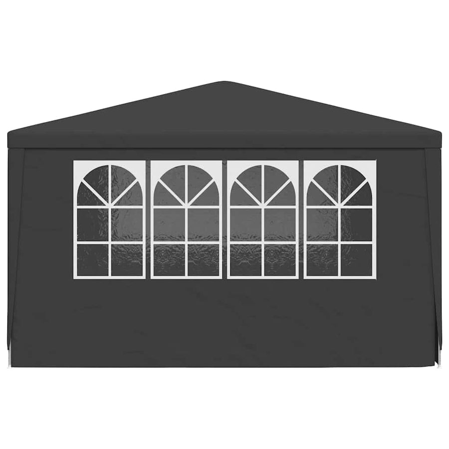 Professional Party Tent with Side Walls 4x4m Anthracite 90 g/m²