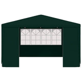 Professional Party Tent with Side Walls 4x4 m Green 90 g/m?