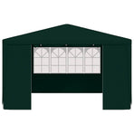 Professional Party Tent with Side Walls 4x4 m Green 90 g/m?