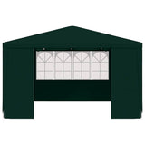 Professional Party Tent with Side Walls 4x4 m Green 90 g/m² - Top-Down View