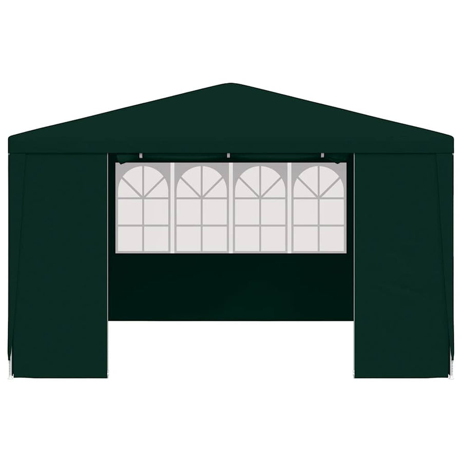 Professional Party Tent with Side Walls 4x4 m Green 90 g/m?