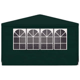 Professional Party Tent with Side Walls 4x4 m Green 90 g/m?