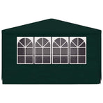Professional Party Tent with Side Walls 4x4 m Green 90 g/m?