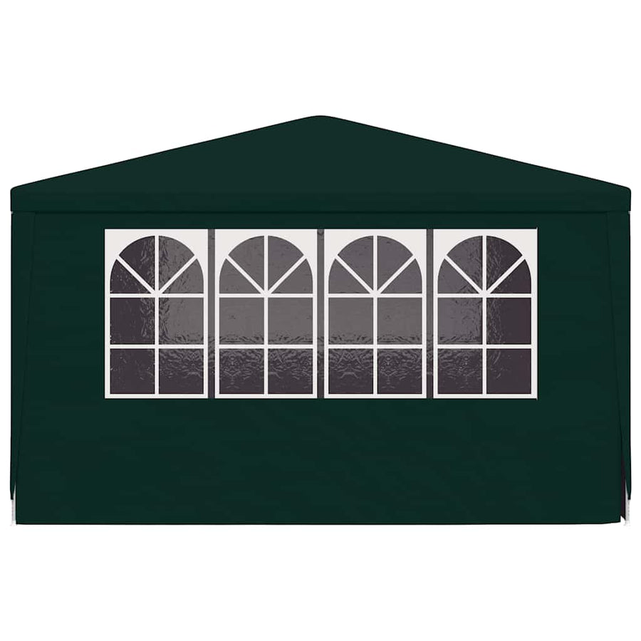 Professional Party Tent with Side Walls 4x4 m Green 90 g/m?