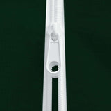 Professional Party Tent with Side Walls 4x4 m Green 90 g/m² - Low Angle