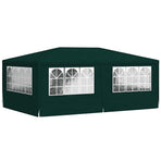 Professional Party Tent with Side Walls 4x6 m Green 90 g/m?