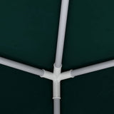 Professional Party Tent with Side Walls 4x6 m Green 90 g/m² - Close-Up Angle