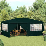 Professional Party Tent with Side Walls 4x6 m Green 90 g/m²