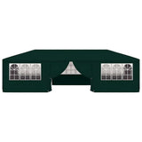 Professional Party Tent with Side Walls 4x9 m Green 90 g/m?