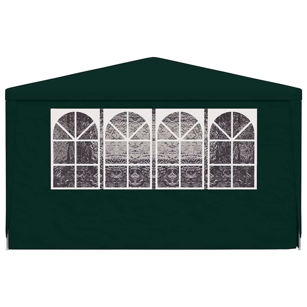 Professional Party Tent with Side Walls 4x9 m Green 90 g/m²