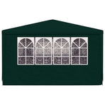Professional Party Tent with Side Walls 4x9 m Green 90 g/m?