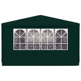 Professional Party Tent with Side Walls 4x9 m Green 90 g/m² - 45-Degree Angle