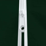 Professional Party Tent with Side Walls 4x9 m Green 90 g/m² - Low Angle