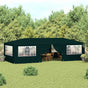 Professional Party Tent with Side Walls 4x9 m Green 90 g/m?