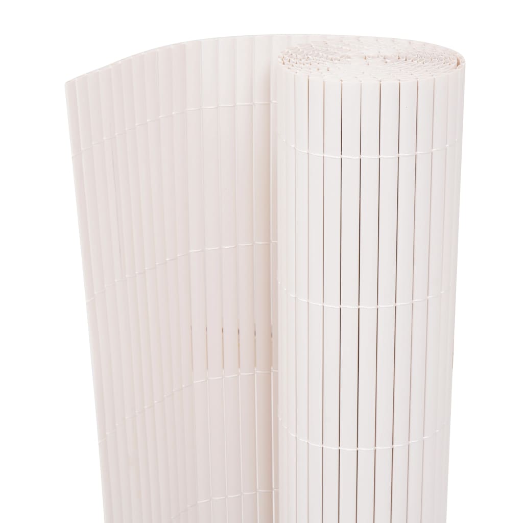 Double-Sided Garden Fence 170x300 cm White