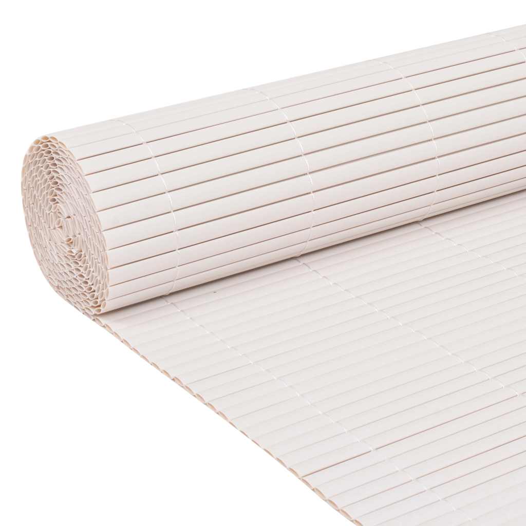Double-Sided Garden Fence 170x300 cm White