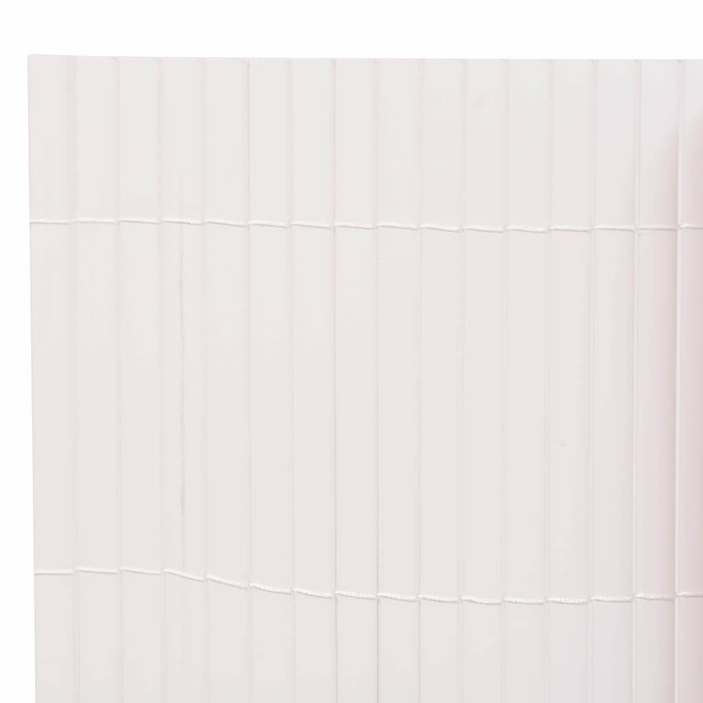 Double-Sided Garden Fence 170x300 cm White