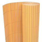 Double-Sided Garden Fence 170x500 cm Yellow
