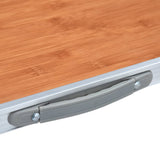 Foldable Camping Table Aluminium 120x60 cm