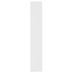 3 Piece Book/TV Cabinet Set White 180x30x180 cm