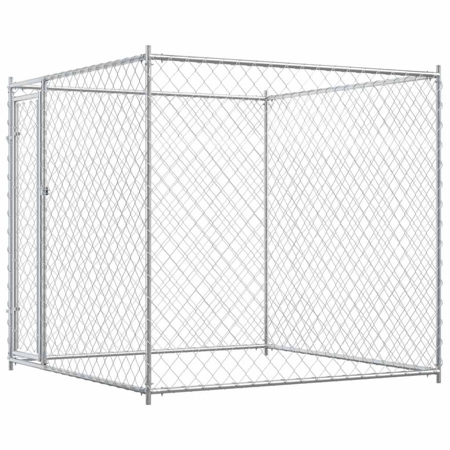Outdoor Dog Kennel 193x193x185 cm