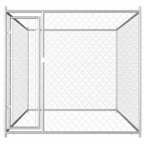 Outdoor Dog Kennel 193x193x185 cm