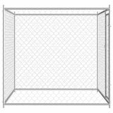 Outdoor Dog Kennel 193x193x185 cm - Side View