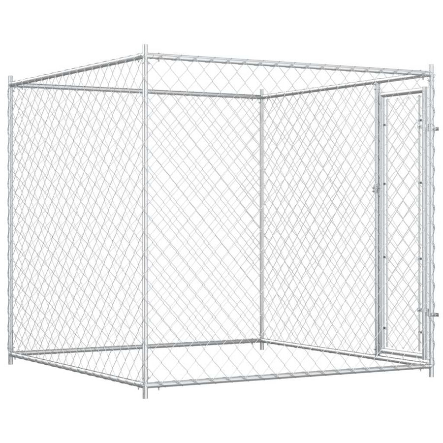 Outdoor Dog Kennel 193x193x185 cm