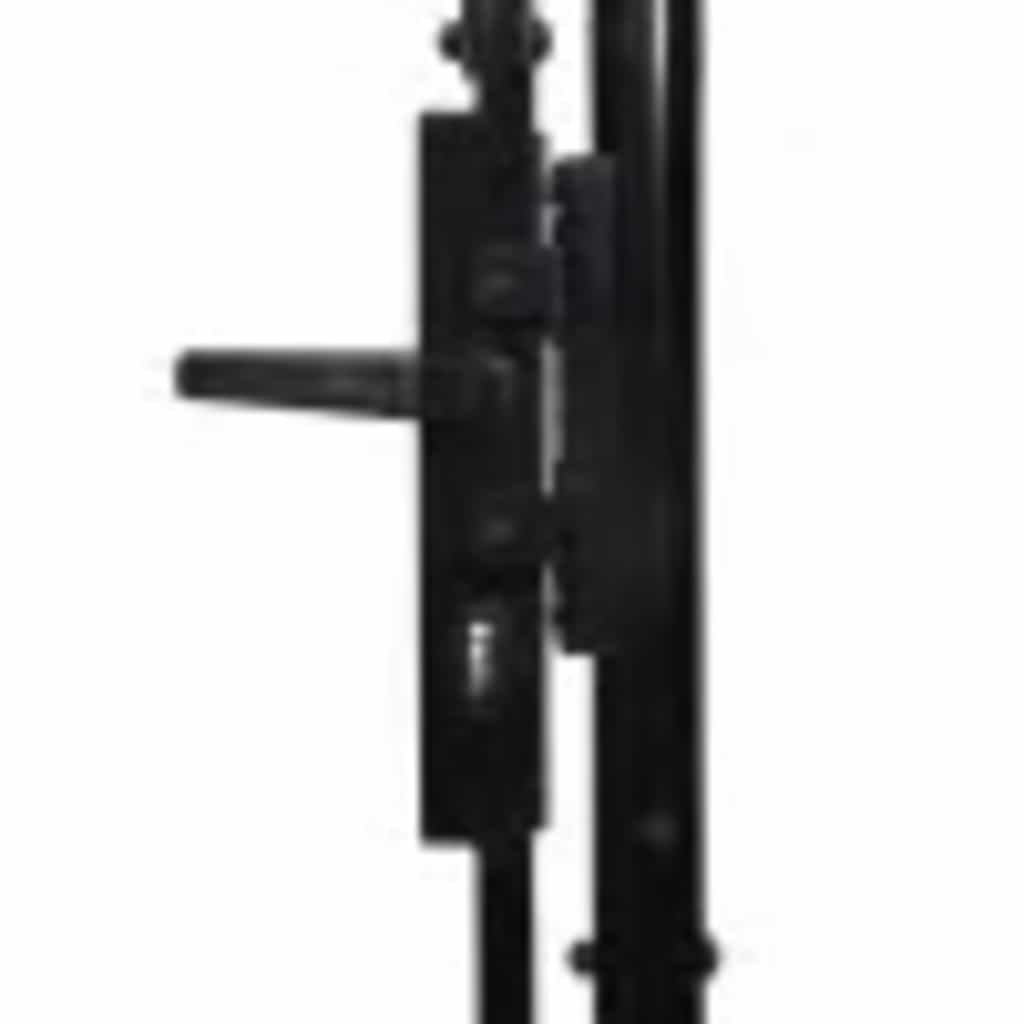 Fence Gate Woerden Double Door with Spike Top 299.5x249.5 cm