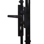 Double Door Fence Gate Woerden with Spear Top 400x249.5 cm