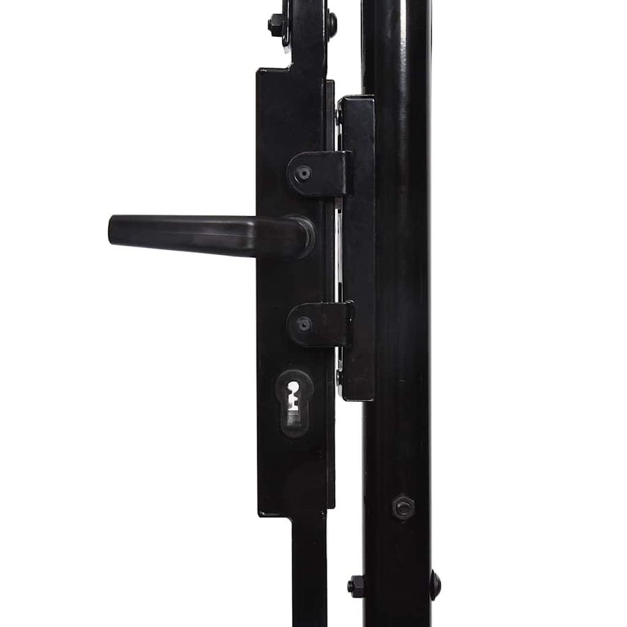 Double Door Fence Gate Woerden with Spear Top 400x249.5 cm