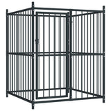 Outdoor Dog Kennel 120x120x150 cm - Front View