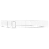 Outdoor Dog Kennel Galvanised Steel 6x6x1 m