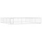 Outdoor Dog Kennel Galvanised Steel 6x6x1 m