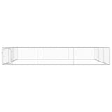 Outdoor Dog Kennel Galvanised Steel 6x6x1 m