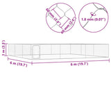 Outdoor Dog Kennel Galvanised Steel 6x6x1 m - Close-Up Angle