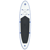 Stand Up Paddle Board Set SUP Surfboard Inflatable Blue and White - Side View