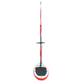 Inflatable Stand Up Paddleboard with Sail Set Red and White - Top-Down View