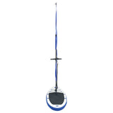 Inflatable Stand Up Paddleboard with Sail Set Blue and White - Top-Down View