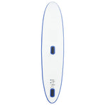 Inflatable Stand Up Paddleboard with Sail Set Blue and White