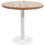 Bistro Table Light Brown 80 cm MDF