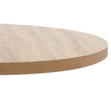 Bistro Table Light Brown 80 cm MDF - Top-Down View