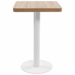 Bistro Table Light Brown 50x50 cm MDF