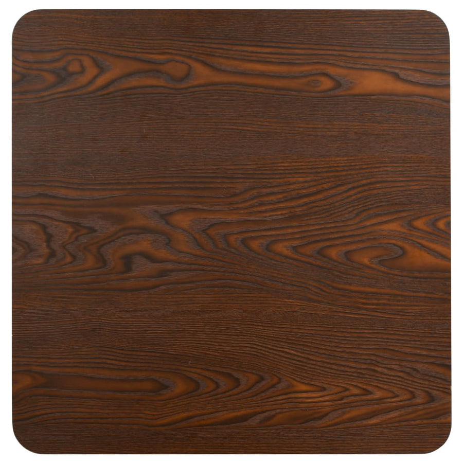 Bistro Table Dark Brown 50x50 cm MDF