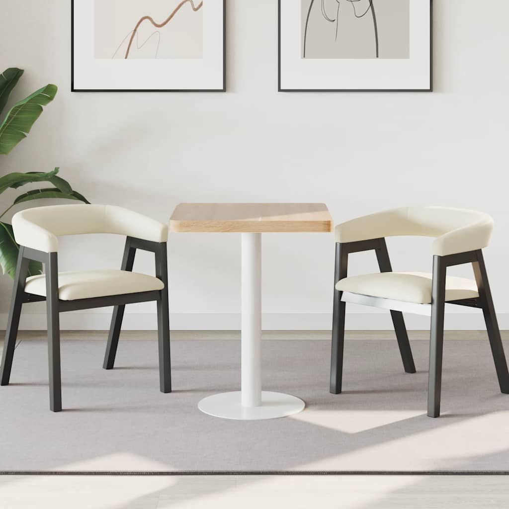 Bistro Table Light Brown 60x60 cm MDF