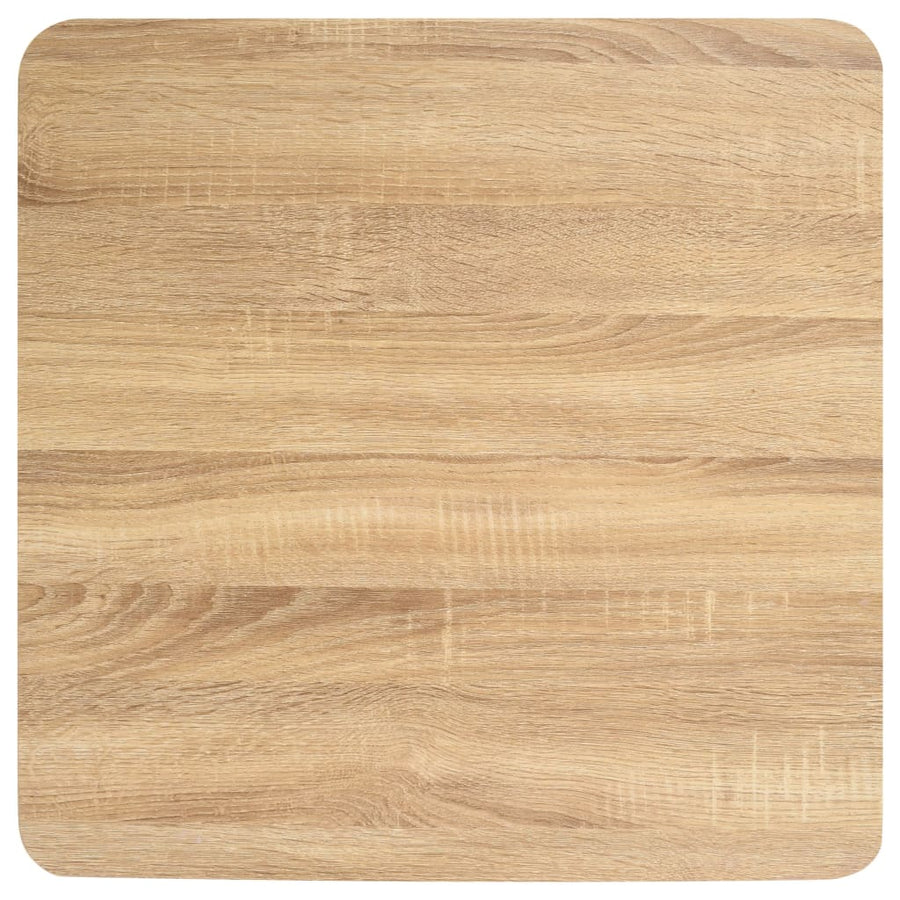Bistro Table Light Brown 60x60 cm MDF