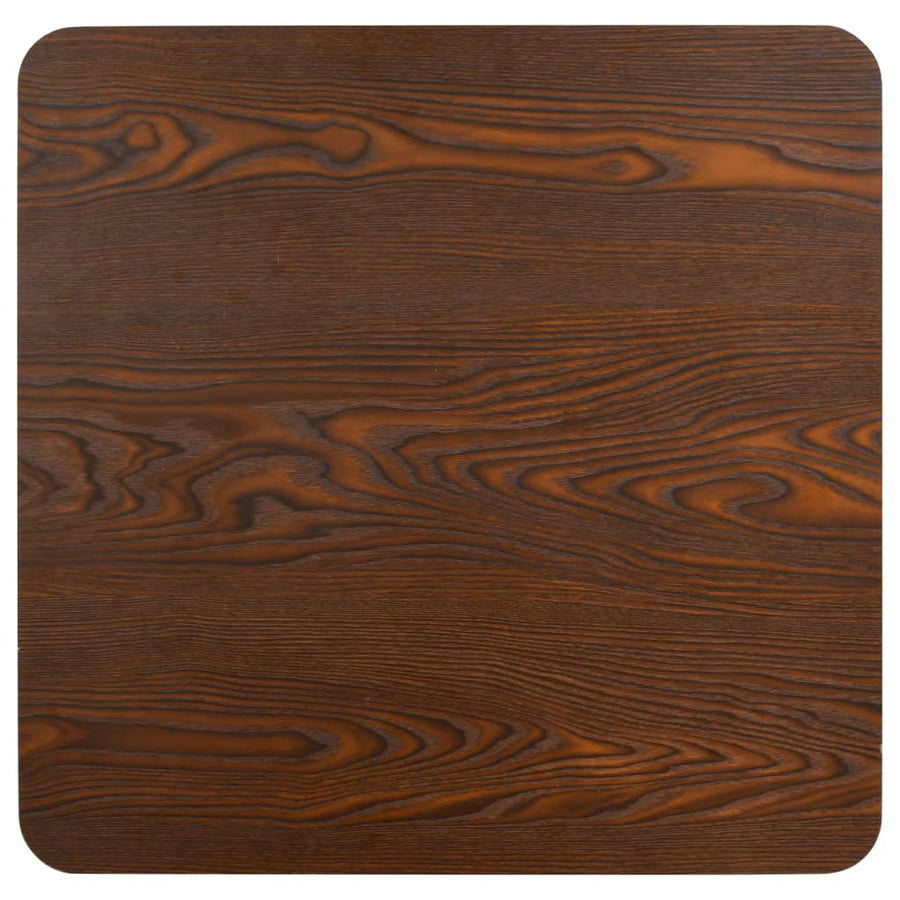 Bistro Table Dark Brown 60x60 cm MDF