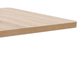 Bistro Table Light Brown 80x80 Cm Mdf - Top-Down View