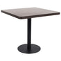 Bistro Table Dark Brown 80x80 cm MDF